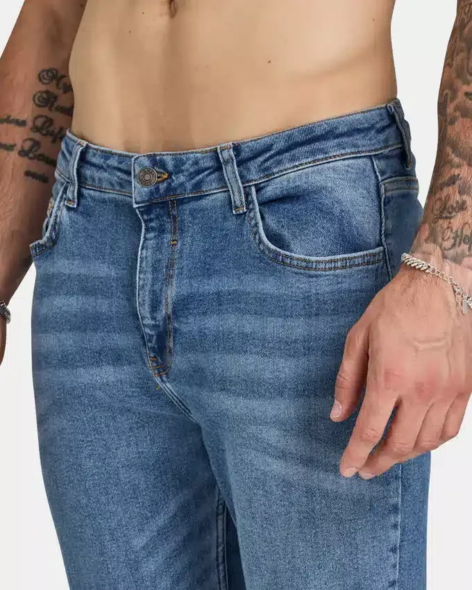 Herren-Jeans in Slim-Fit – Mittelblau Herren-Jeans in Slim-Fit – Mittelblau