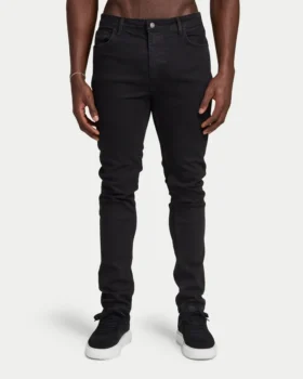 Herren-Jeans in Slim-Fit – schwarz