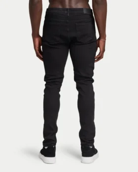 Herren-Jeans in Slim-Fit – schwarz