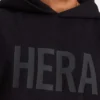 Herren-Label-Hoodie – schwarz