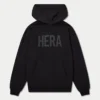 Herren-Label-Hoodie – schwarz