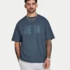 Herren-Label-T-Shirt in Oversize-Passform Herren-Label-T-Shirt in Oversize-Passform