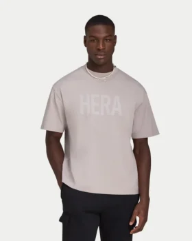 Herren-Label-T-Shirt in Oversize-Passform