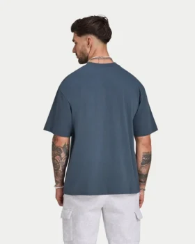 Herren-Label-T-Shirt in Oversize-Passform