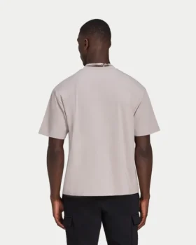 Herren-Label-T-Shirt in Oversize-Passform