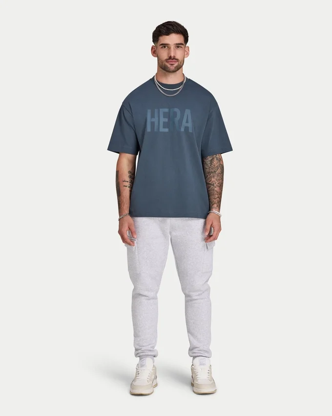Herren-Label-T-Shirt in Oversize-Passform Herren-Label-T-Shirt in Oversize-Passform