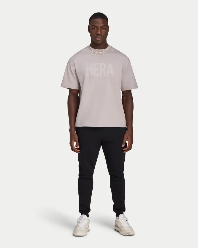 Herren-Label-T-Shirt in Oversize-Passform Herren-Label-T-Shirt in Oversize-Passform