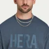Herren-Label-T-Shirt in Oversize-Passform Herren-Label-T-Shirt in Oversize-Passform