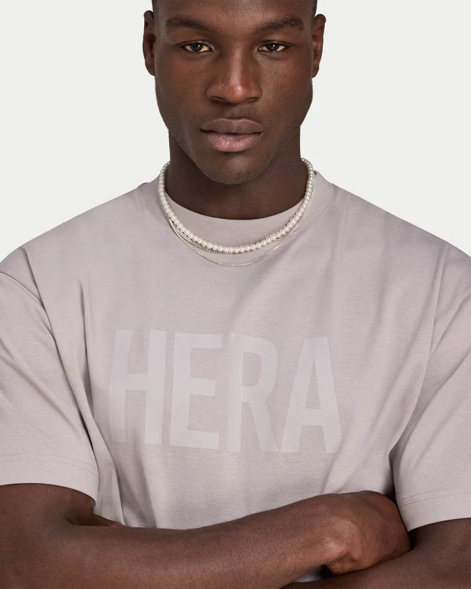 Herren-Label-T-Shirt in Oversize-Passform Herren-Label-T-Shirt in Oversize-Passform