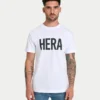 Herren-Label-T-Shirt in Regular-Fit – Weiß Herren-Label-T-Shirt in Regular-Fit – Weiß