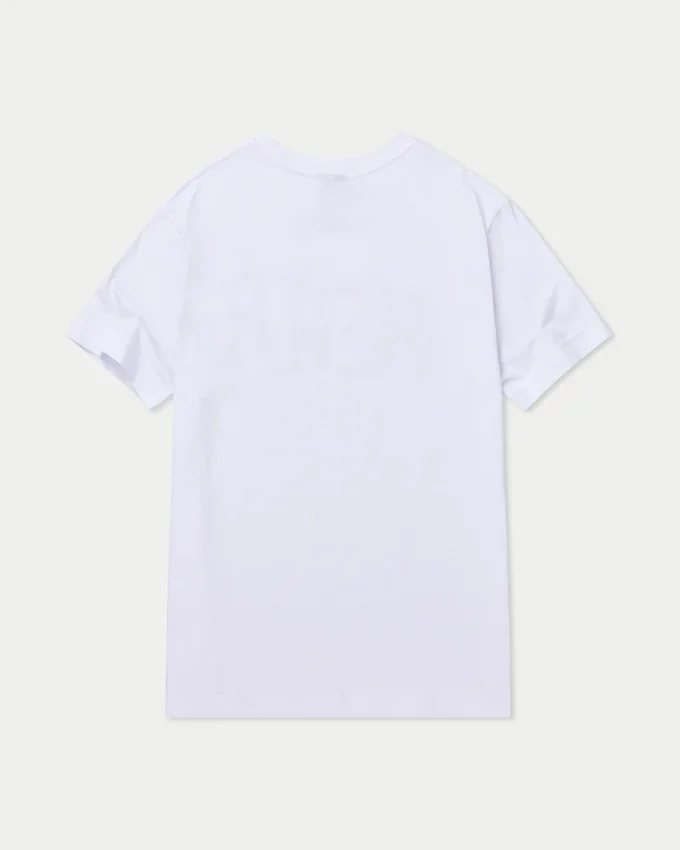 Herren-Label-T-Shirt in Regular-Fit – Weiß Herren-Label-T-Shirt in Regular-Fit – Weiß
