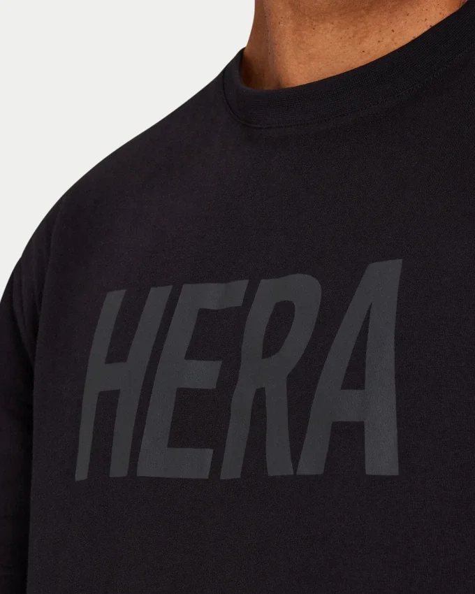 Herren-Label-T-Shirt – schwarz Herren-Label-T-Shirt – schwarz