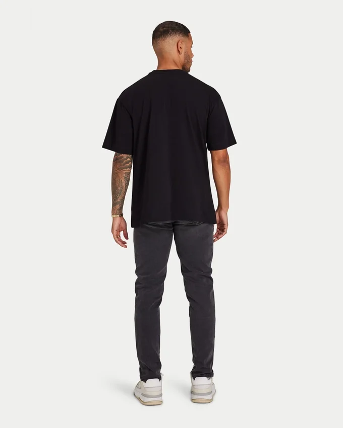 Herren-Label-T-Shirt – schwarz Herren-Label-T-Shirt – schwarz