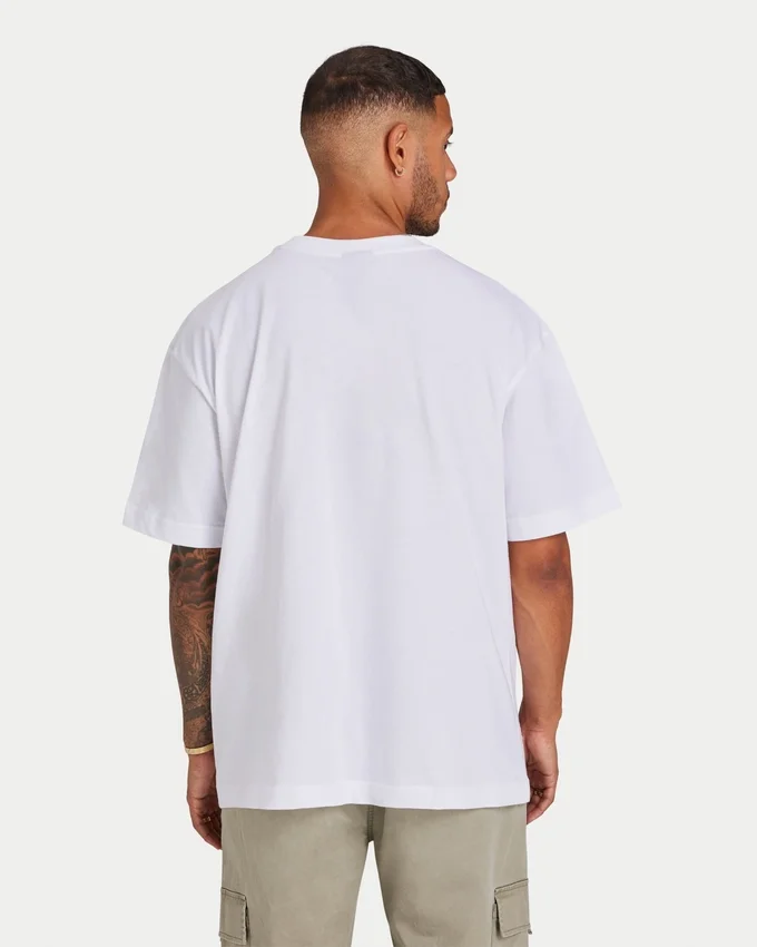 Herren-Label-T-Shirt – Weiß Herren-Label-T-Shirt – Weiß