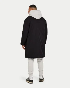 Herren-Layer-Parka – schwarz