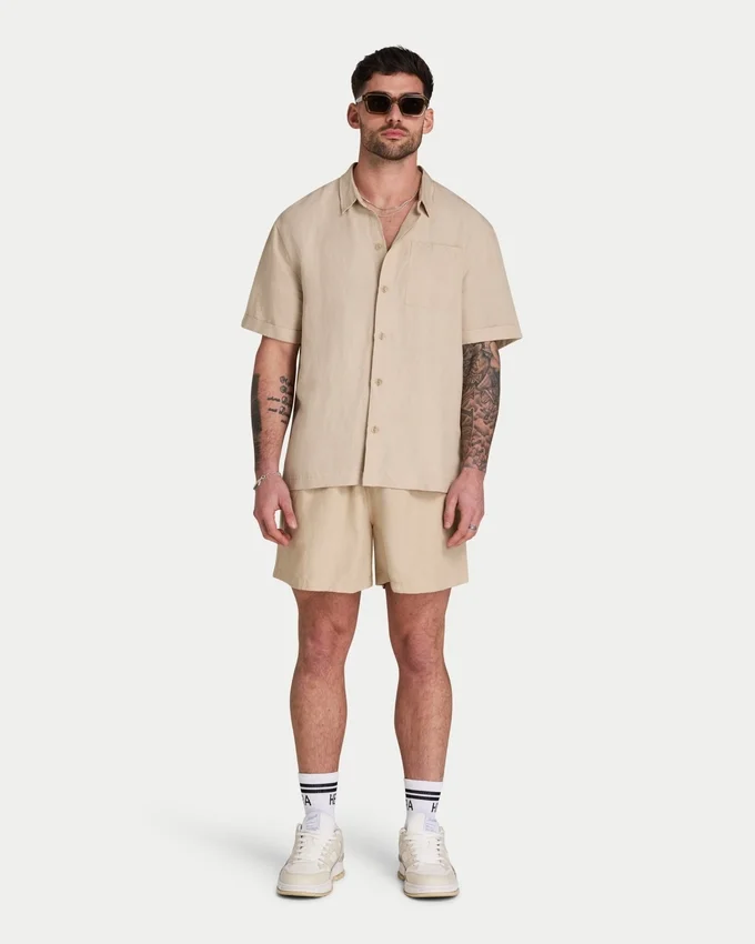 Herren-Leinenshorts Herren-Leinenshorts