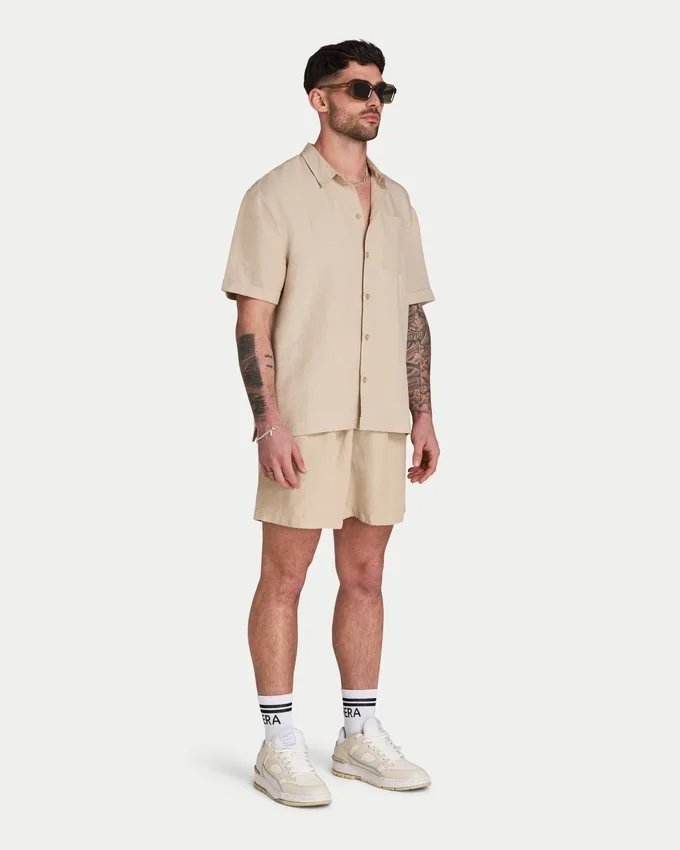 Herren-Leinenshorts Herren-Leinenshorts