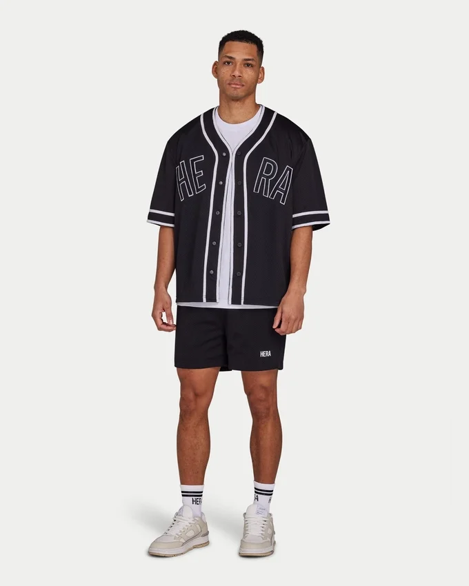 Herren-Mesh-Shorts – schwarz Herren-Mesh-Shorts – schwarz
