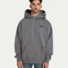 Herren-Oversize-Hoodie „Staple“ – Anthrazitgrau