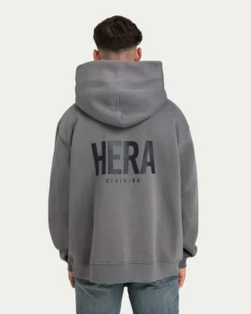 Herren-Oversize-Hoodie „Staple“ – Anthrazitgrau