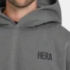 Herren-Oversize-Hoodie „Staple“ – Anthrazitgrau