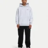 Herren-Oversize-Hoodie „Staple“ – grau meliert