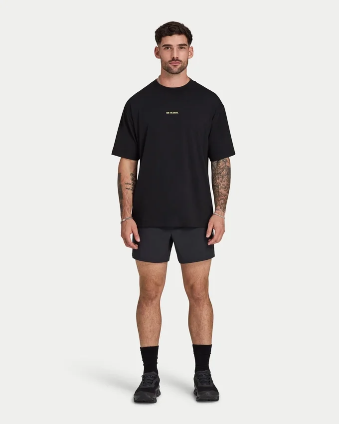 Herren-Oversize-T-Shirt „For the Brave“ Herren-Oversize-T-Shirt „For the Brave“