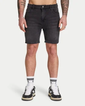 Herren-Shorts in Slim-Fit – Grau