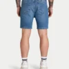 Herren-Shorts in Slim-Fit – Mittelblau Herren-Shorts in Slim-Fit – Mittelblau