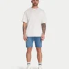 Herren-Shorts in Slim-Fit – Mittelblau Herren-Shorts in Slim-Fit – Mittelblau