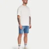 Herren-Shorts in Slim-Fit – Mittelblau Herren-Shorts in Slim-Fit – Mittelblau