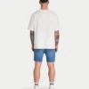 Herren-Shorts in Slim-Fit – Mittelblau Herren-Shorts in Slim-Fit – Mittelblau