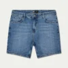 Herren-Shorts in Slim-Fit – Mittelblau Herren-Shorts in Slim-Fit – Mittelblau