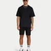Herren-Shorts in Slim-Fit – schwarz Herren-Shorts in Slim-Fit – schwarz