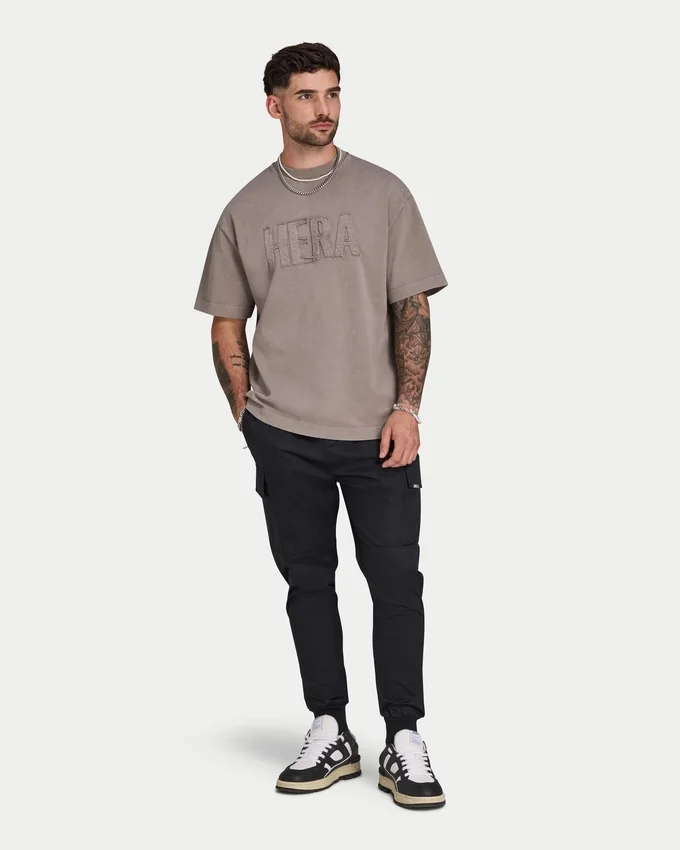 Herren-Signature-T-Shirt in charakteristischer Washed-Optik und Oversize-Passform Herren-Signature-T-Shirt in charakteristischer Washed-Optik und Oversize-Passform