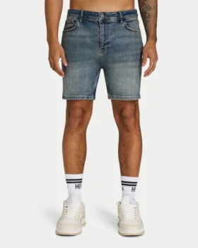 Herren-Slim-Fit-Shorts – Blue Sand