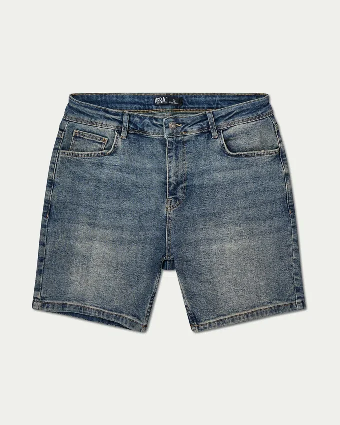 Herren-Slim-Fit-Shorts – Blue Sand Herren-Slim-Fit-Shorts – Blue Sand