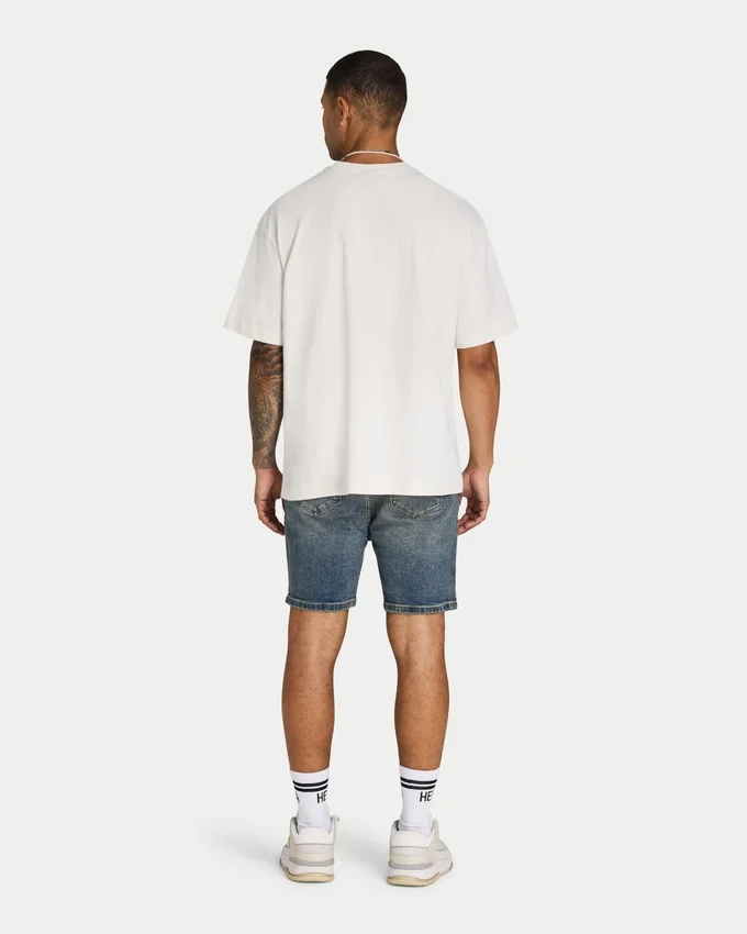 Herren-Slim-Fit-Shorts – Blue Sand Herren-Slim-Fit-Shorts – Blue Sand