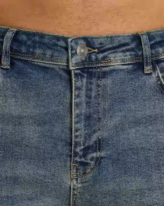 Herren-Slim-Fit-Shorts – Blue Sand Herren-Slim-Fit-Shorts – Blue Sand