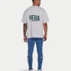 Herren-Spray-On-Jeans mit Rissen – Mittelblau Herren-Spray-On-Jeans mit Rissen – Mittelblau