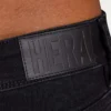 Herren-Spray-On-Jeans mit Rissen – schwarz Herren-Spray-On-Jeans mit Rissen – schwarz