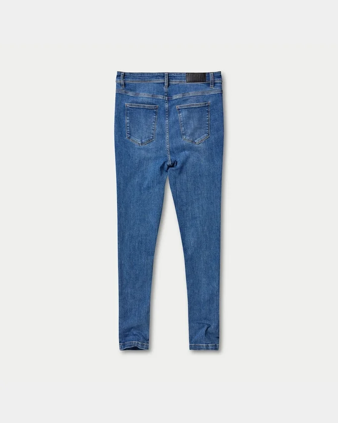 Herren-Spray-On-Jeans – Mittelblau Herren-Spray-On-Jeans – Mittelblau