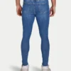 Herren-Spray-On-Jeans – Mittelblau Herren-Spray-On-Jeans – Mittelblau