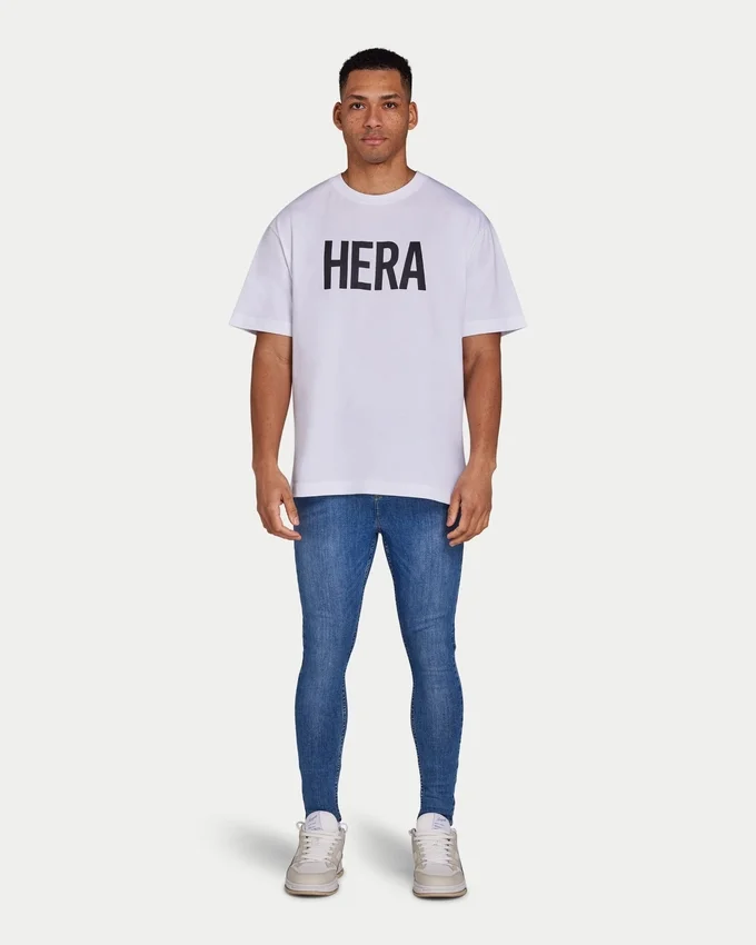 Herren-Spray-On-Jeans – Mittelblau Herren-Spray-On-Jeans – Mittelblau