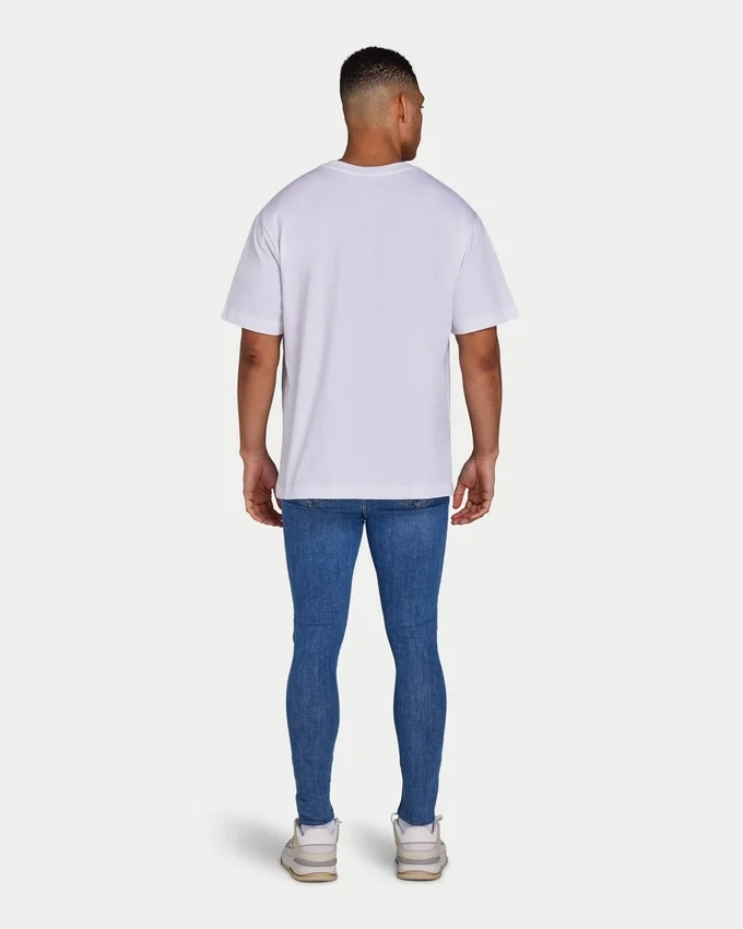 Herren-Spray-On-Jeans – Mittelblau Herren-Spray-On-Jeans – Mittelblau