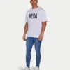 Herren-Spray-On-Jeans – Mittelblau Herren-Spray-On-Jeans – Mittelblau