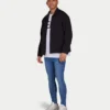 Herren-Spray-On-Jeans – Mittelblau Herren-Spray-On-Jeans – Mittelblau