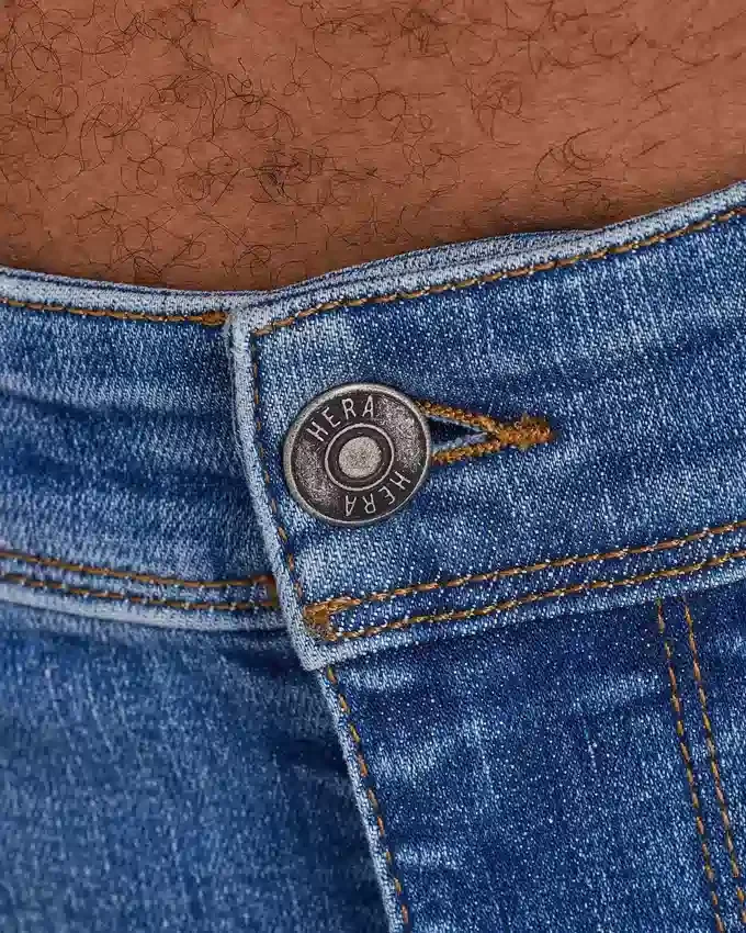 Herren-Spray-On-Jeans – Mittelblau Herren-Spray-On-Jeans – Mittelblau