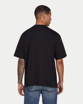 Herren-T-Shirt „Blank“ in Oversize – schwarz Herren-T-Shirt „Blank“ in Oversize – schwarz
