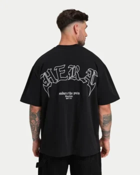 Herren-T-Shirt „Endure“ in Heavyweight-Ausführung und Oversize-Passform Herren-T-Shirt „Endure“ in Heavyweight-Ausführung und Oversize-Passform